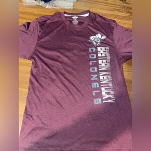 Eastern Kentucky Colonels Colosseum Dri Fit Short Sleeve T-shirt Size Large